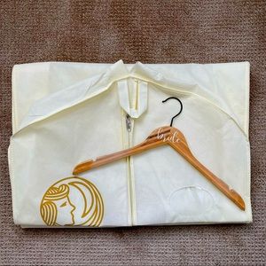 Dreamers & Lovers garment bag & “bride” hanger